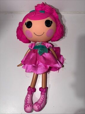 Lalaloopsy Rosebud Longstem 12” Doll 2014 MGA Pink Rose Hair